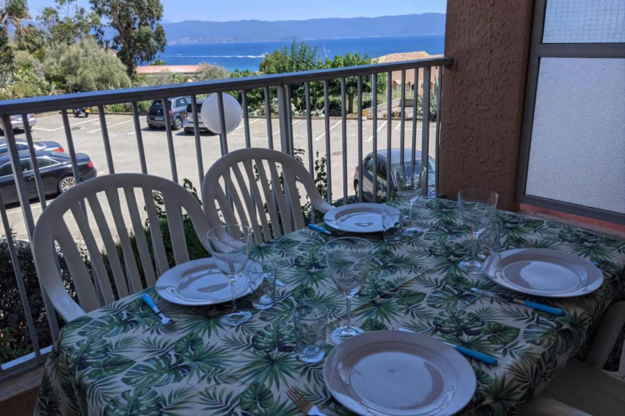 Studio 4 Pers Terrasse Vue Mer Ajaccio  Kültér fotó